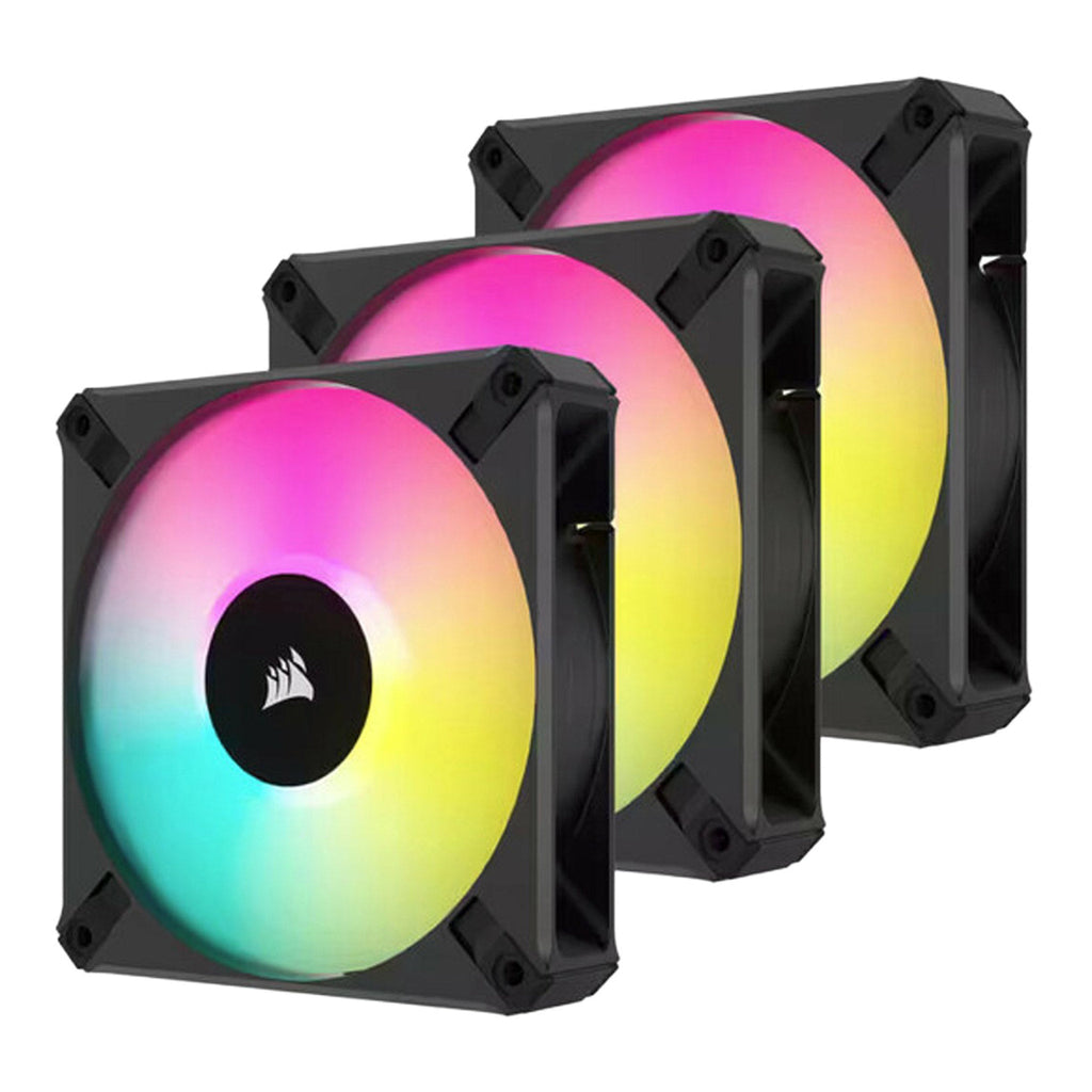 CORSAIR CO-9050154-WW  iCUE AF120 RGB ELITE 120mm PWM Fan - 3-Pack Black