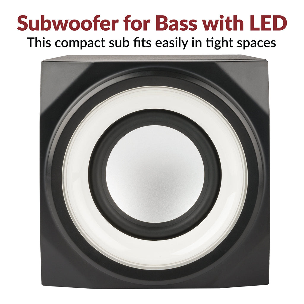 Cyber Acoustics CA-SP34BT 2.1 Bluetooth Speaker System - Black