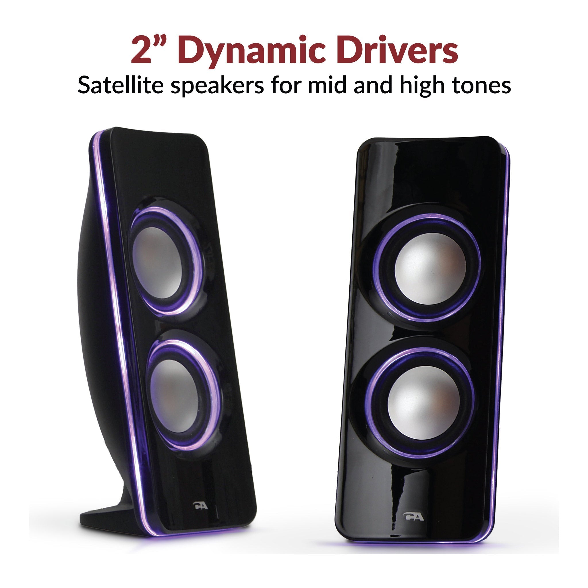 Cyber Acoustics CA-SP34BT 2.1 Bluetooth Speaker System - Black