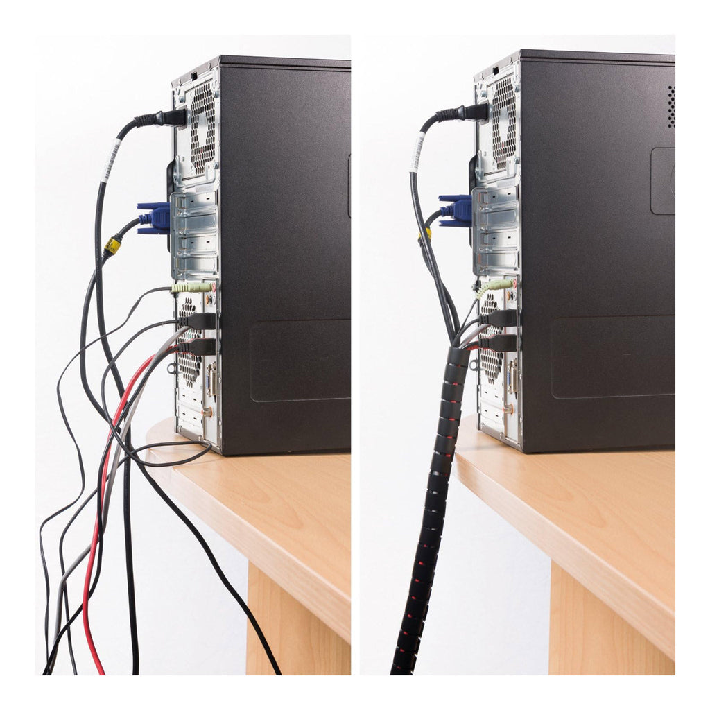 D-Line US/CZ252.5B 8.2ft 1" Cable Zipper - Black