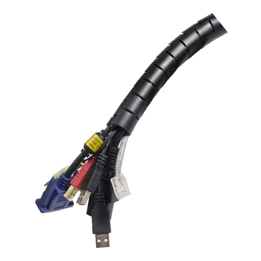 D-Line US/CZ252.5B 8.2ft 1" Cable Zipper - Black