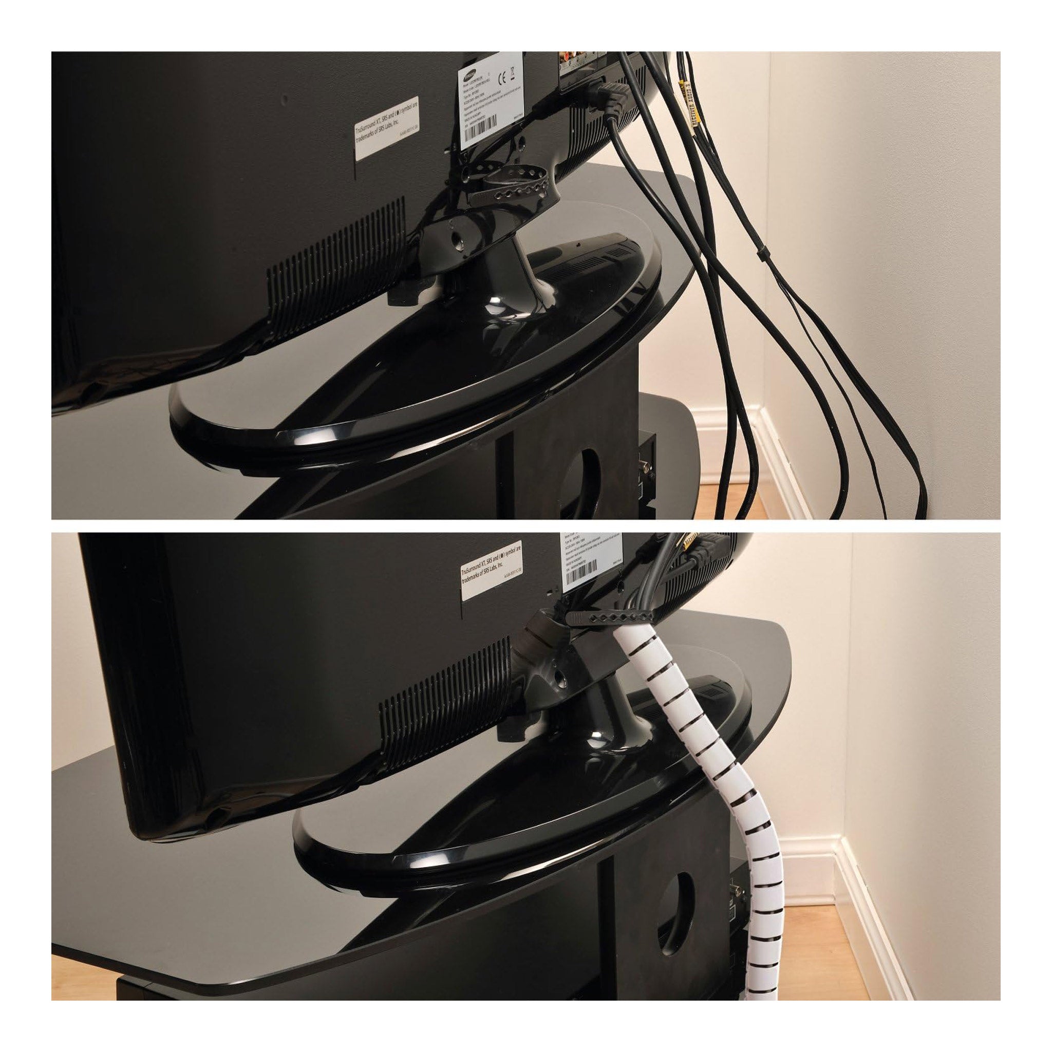 D-Line US/CZ252.5W 8.2ft 1" Cable Zipper - White