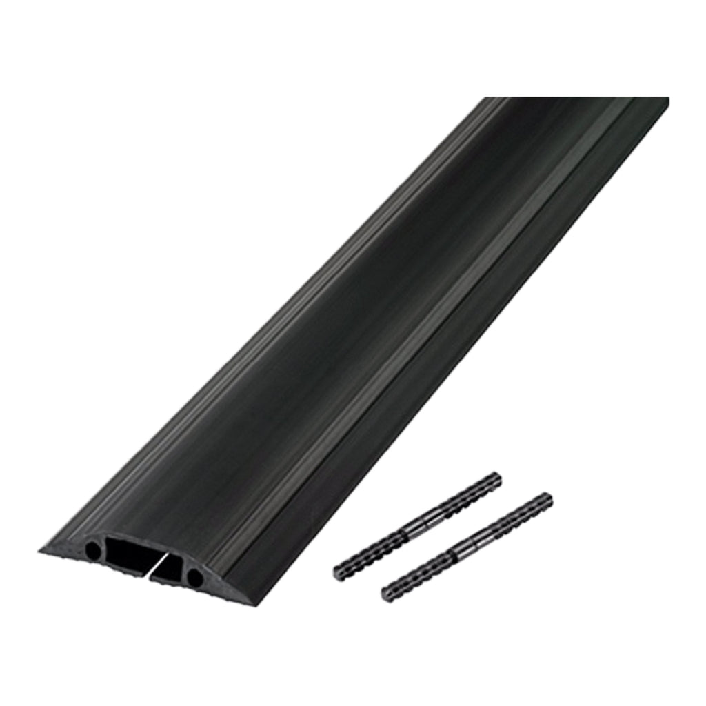 D-Line US/FC83B 6ft Medium Duty Floor Cord Cover - Black