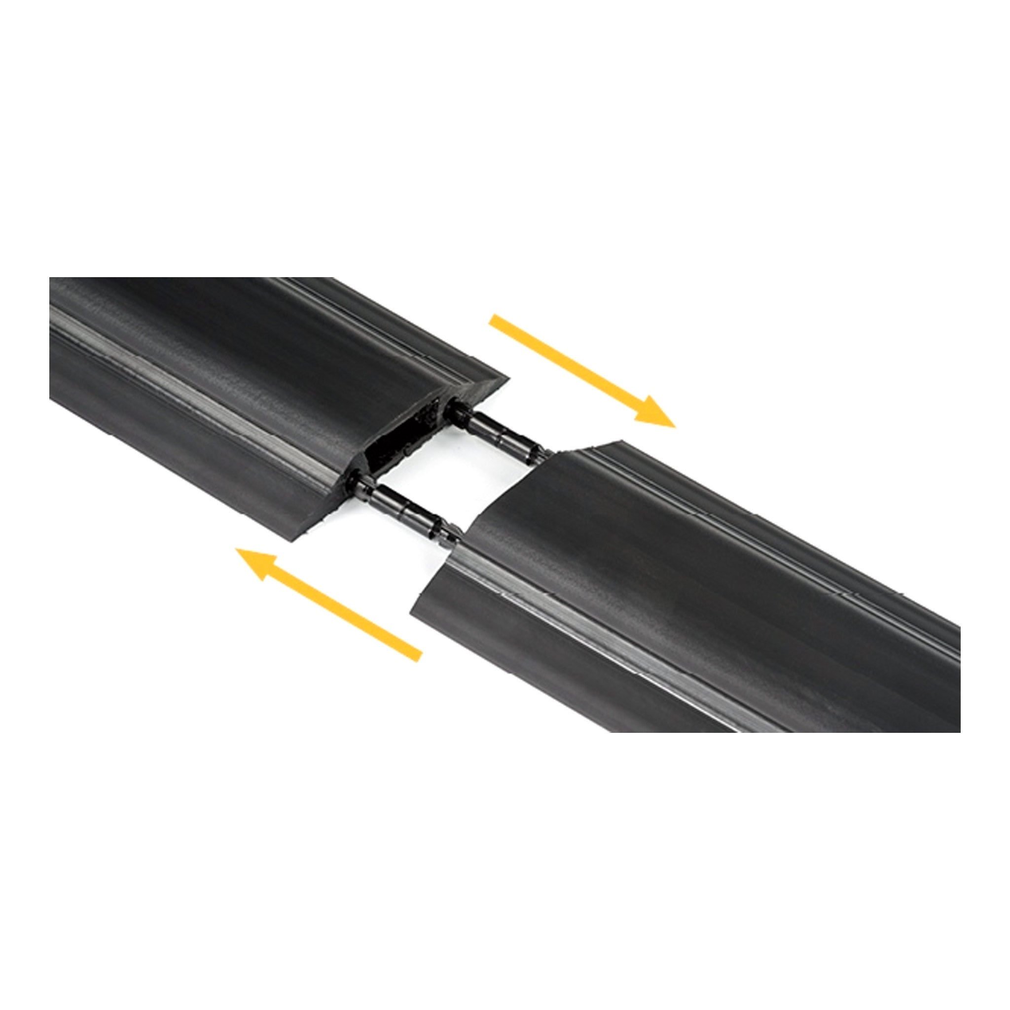 D-Line US/FC83B 6ft Medium Duty Floor Cord Cover - Black