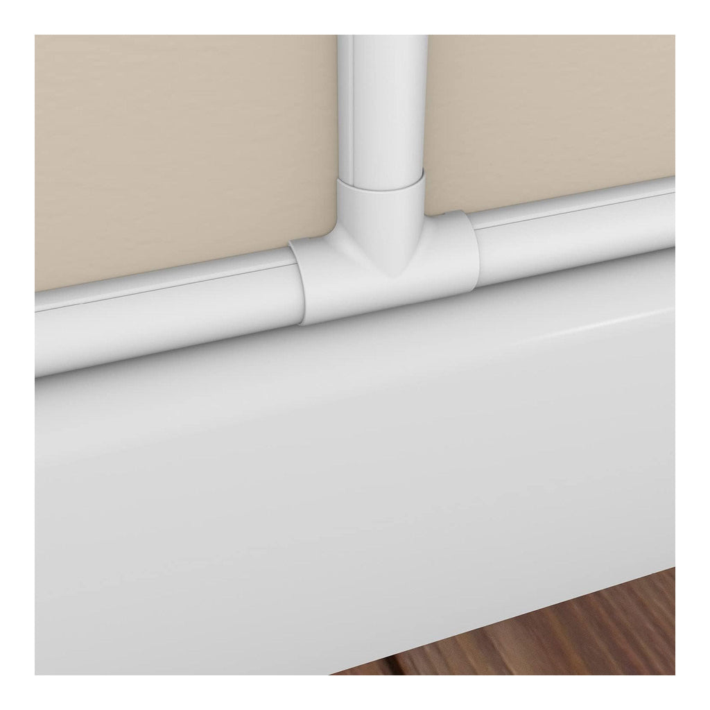 D-Line US/FLET3015W-2PK 2-Pack Equal Tee Mini Cable Raceway Accessory - White