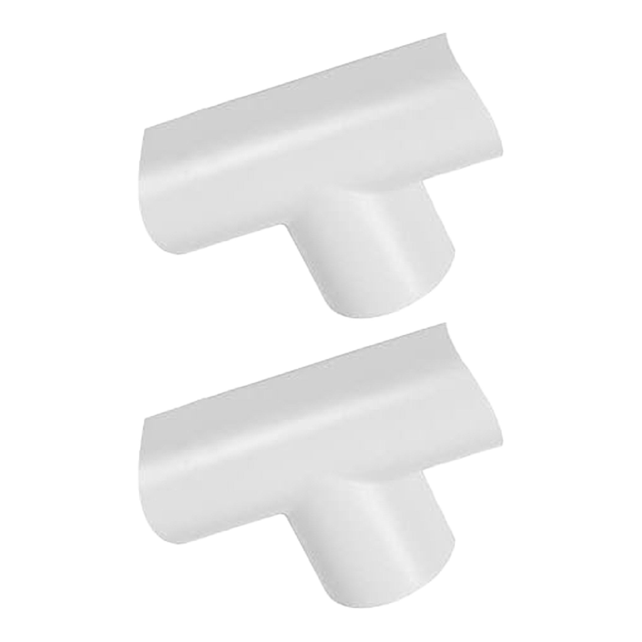 D-Line US/FLET3015W-2PK 2-Pack Equal Tee Mini Cable Raceway Accessory - White