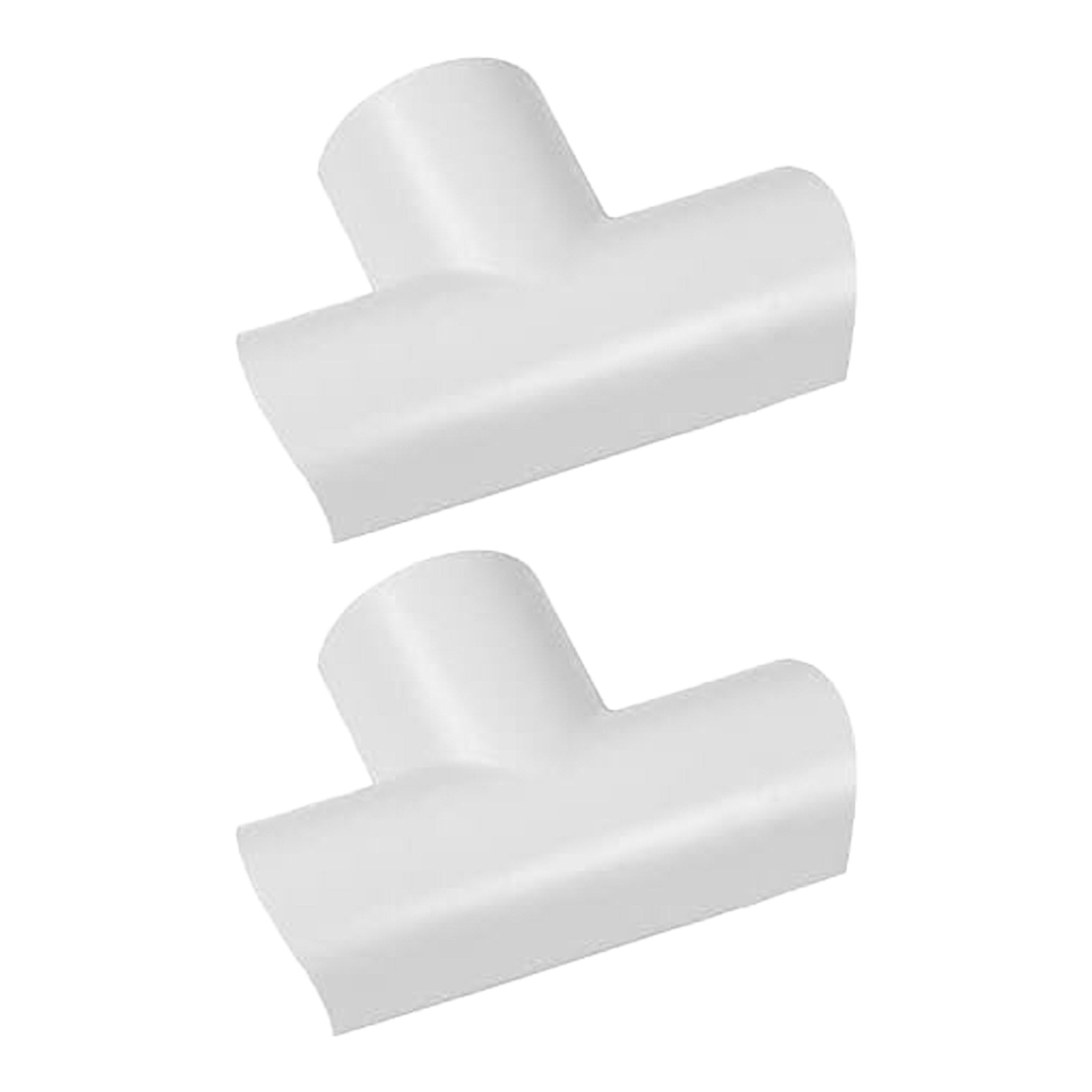 D-Line US/FLET3015W-2PK 2-Pack Equal Tee Mini Cable Raceway Accessory - White