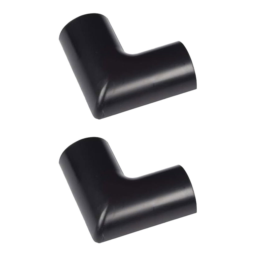 D-Line US/FLFB3015B-2PK 2-Pack 90° Flat Bend Mini Cable Raceway Accessory - Black