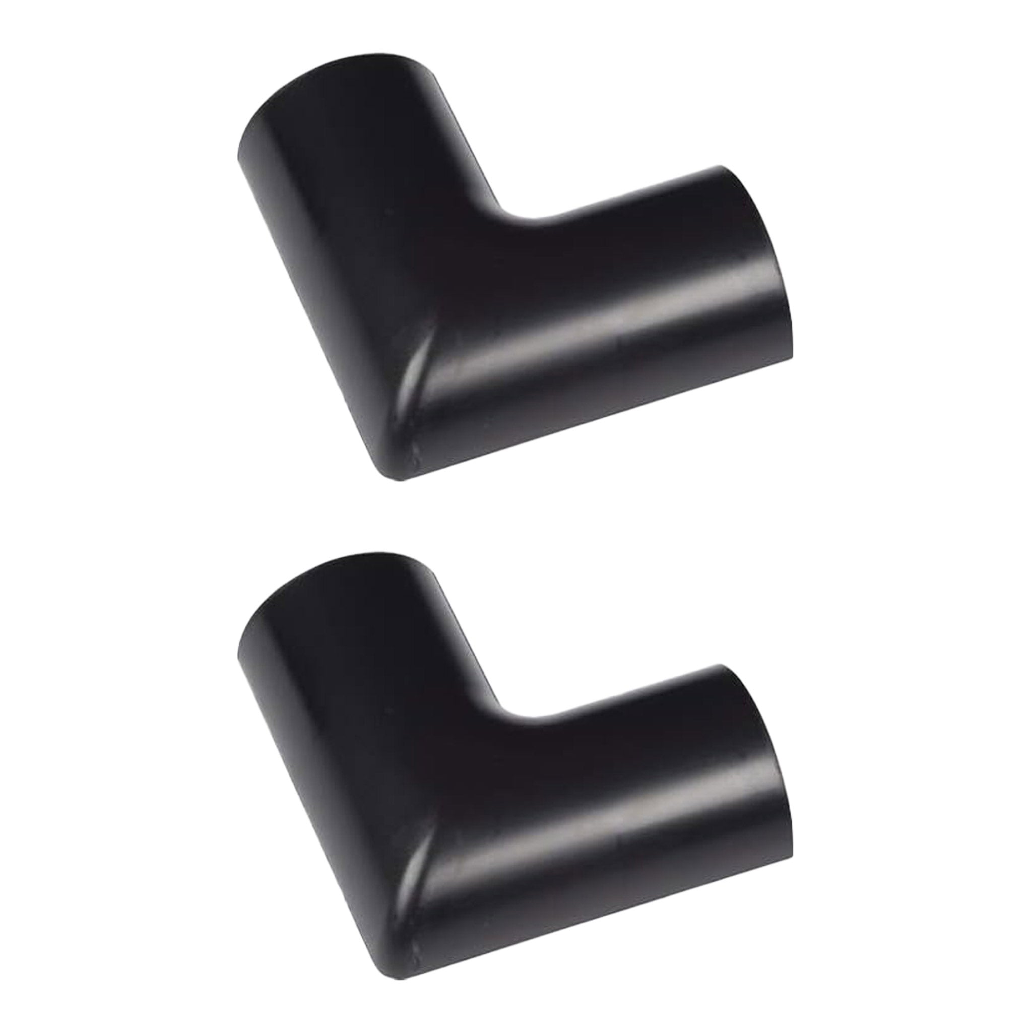 D-Line US/FLFB3015B-2PK 2-Pack 90° Flat Bend Mini Cable Raceway Accessory - Black