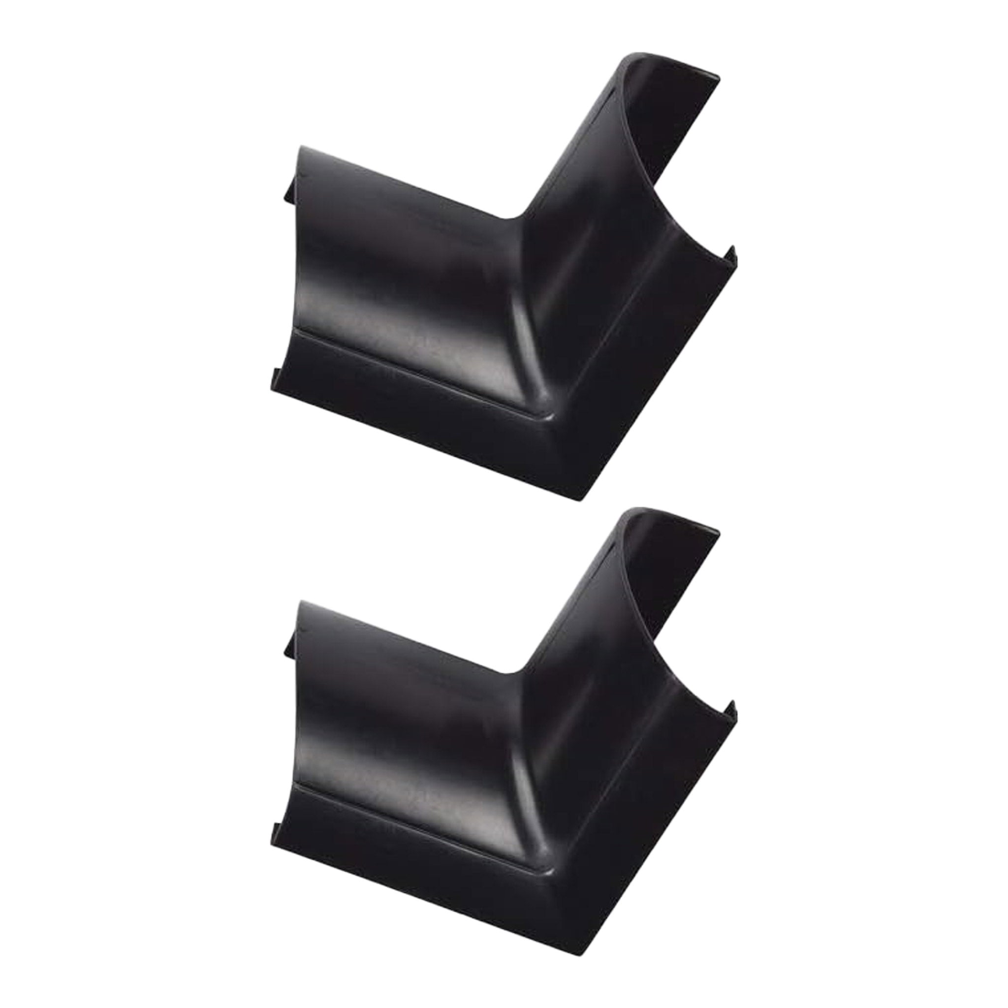 D-Line US/FLIB3015B-2PK 2-Pack Internal Bend Mini Cable Raceway Accessory - Black