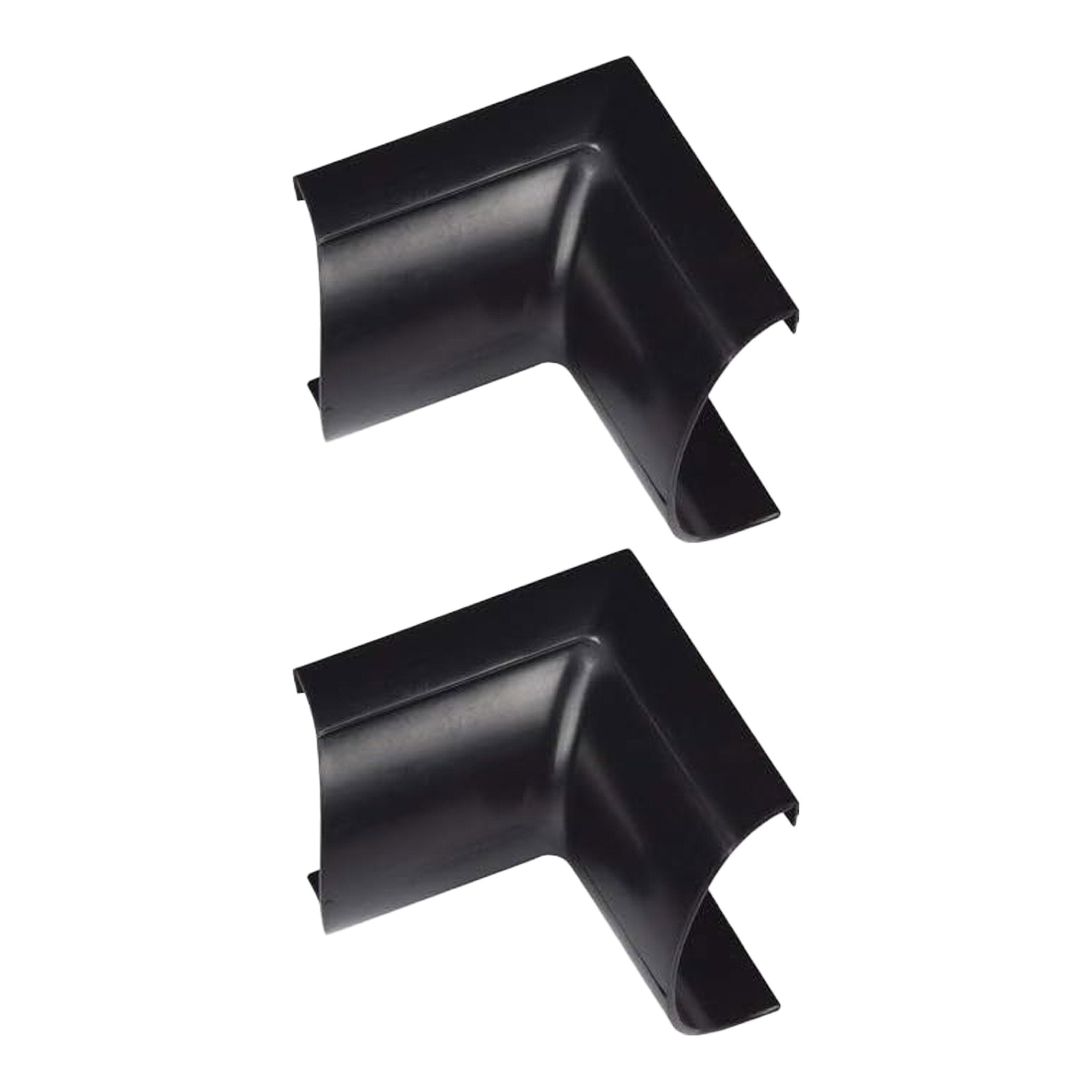 D-Line US/FLIB3015B-2PK 2-Pack Internal Bend Mini Cable Raceway Accessory - Black