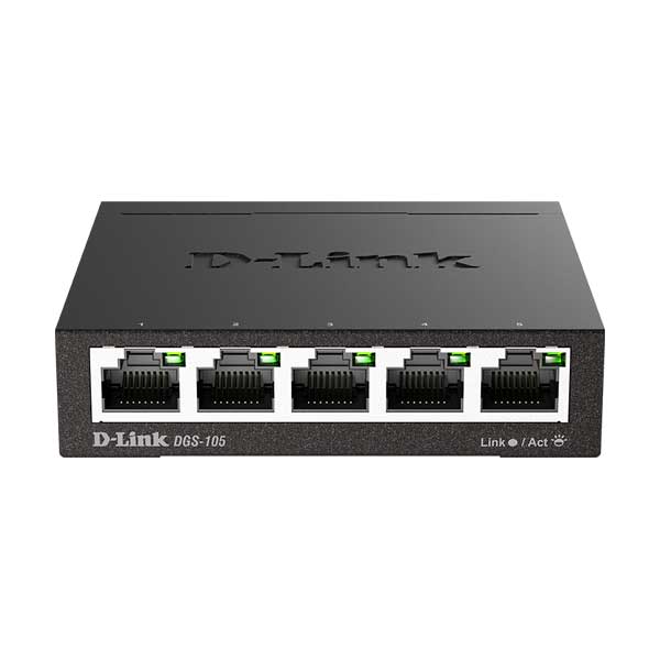 D-Link 5-Port Gigabit Unmanaged Desktop Switch (DGS-105)