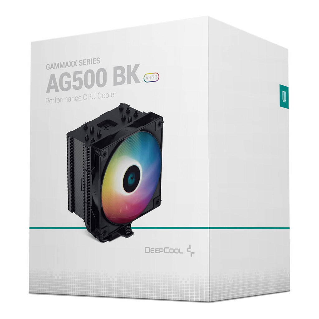 DeepCool R-AG500-BKANMN-G-1 ARGB Single-Tower Performance CPU Cooler - Black