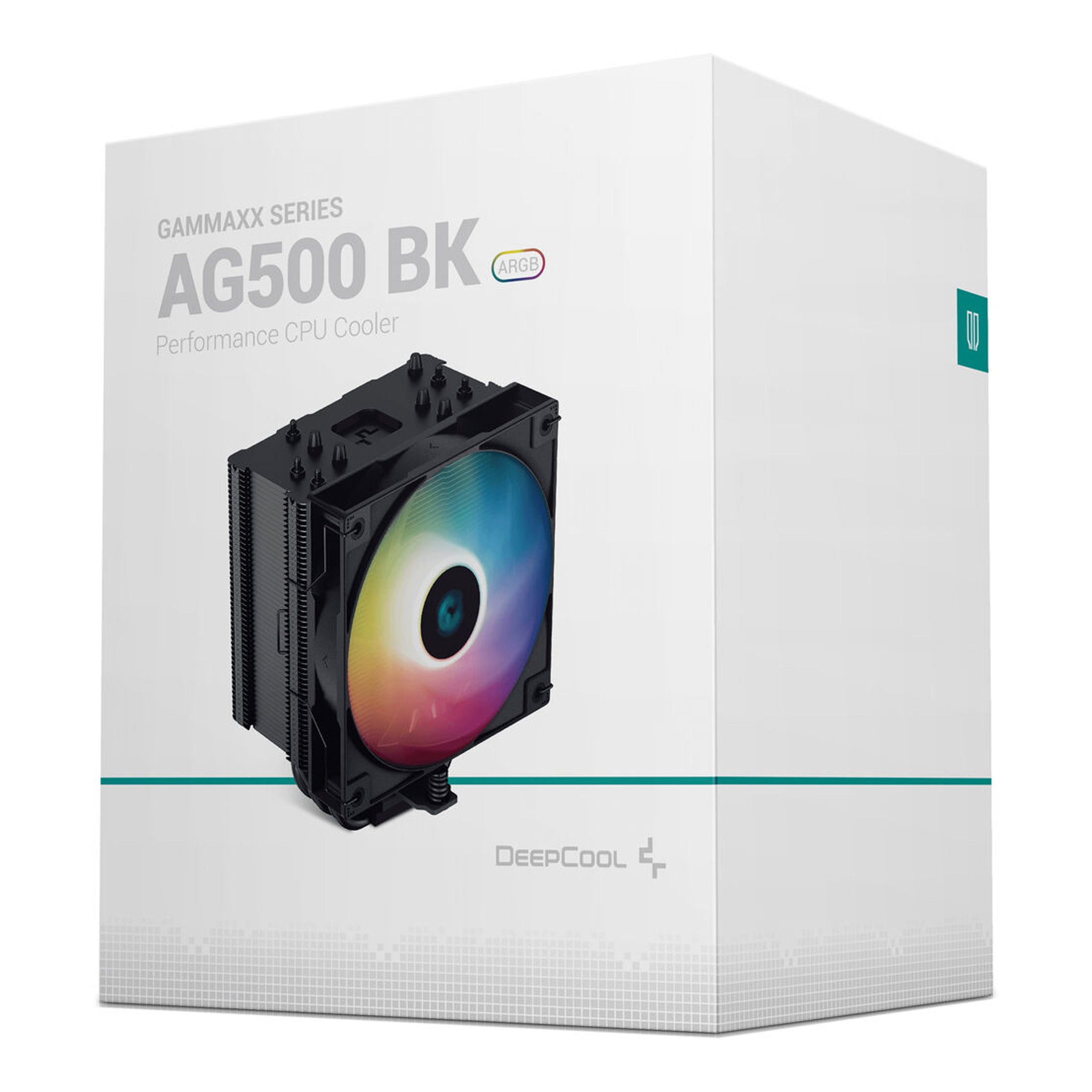 DeepCool R-AG500-BKANMN-G-1 ARGB Single-Tower Performance CPU Cooler - Black