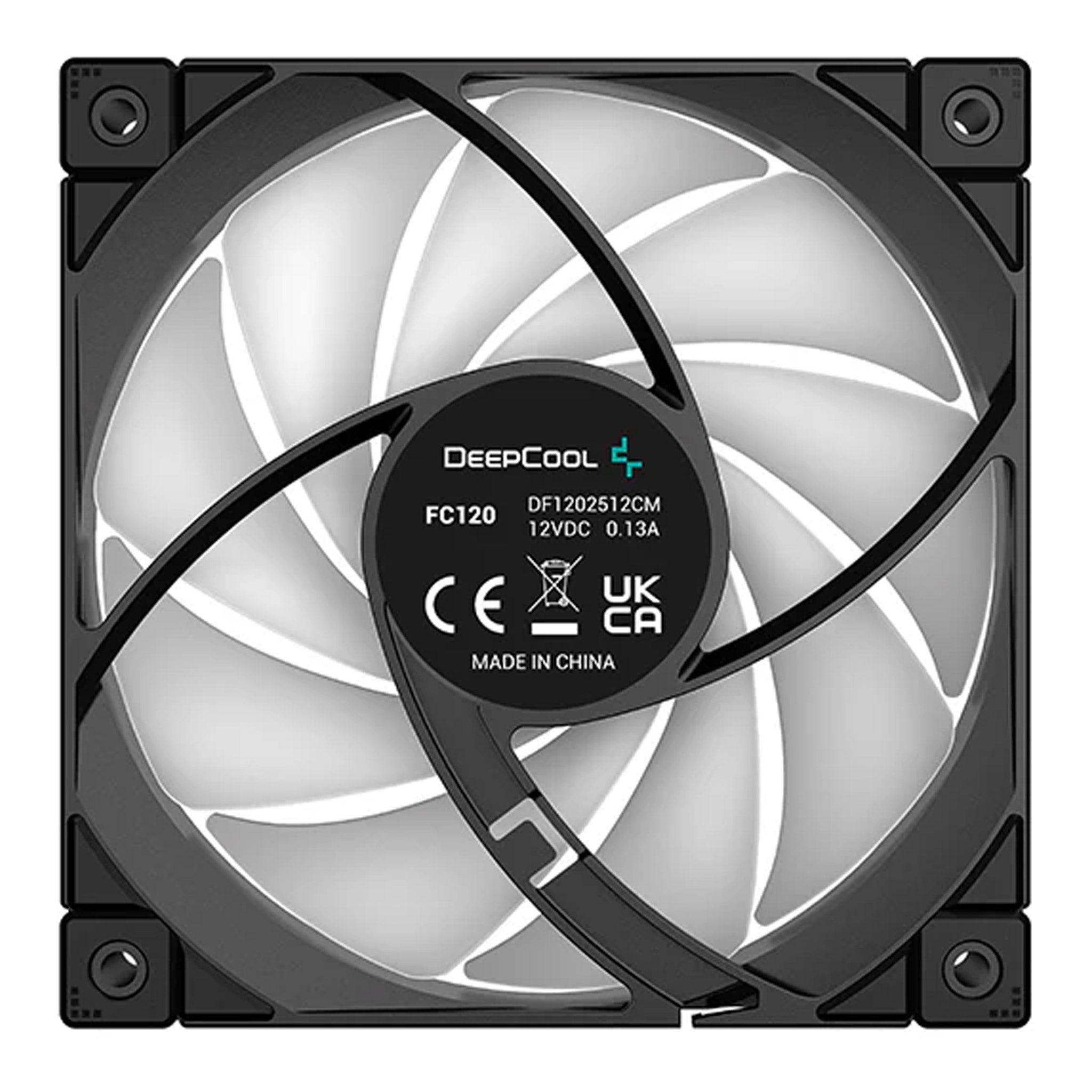 DeepCool R-FC120-BKAMN1-G-1 FC120 Performance A-RGB PWM 120mm Fan - Black