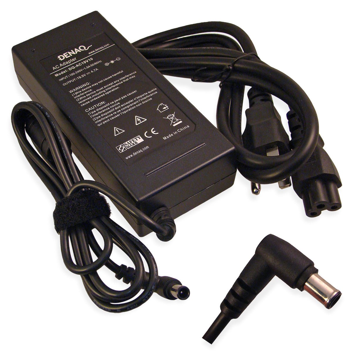 DENAQ DQ-AC19V10-6044 19.5V 4.7A 6.0mm-4.4mm AC Adapter for SONY PCG & VGN Series Laptops