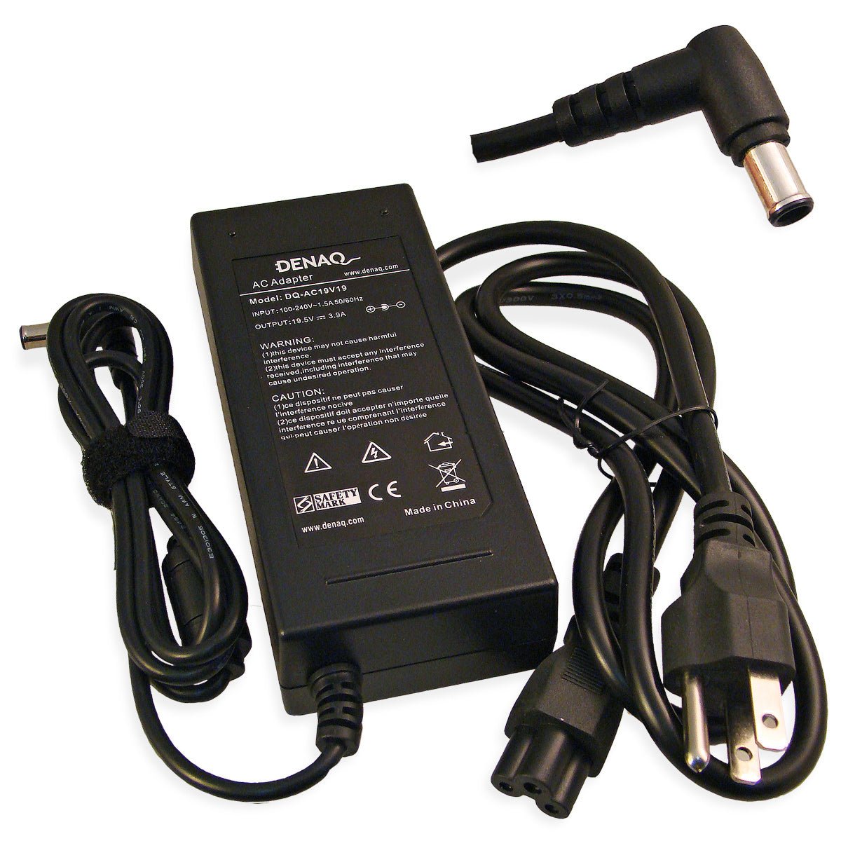 DENAQ DQ-AC19V19-6044 19.5V 3.9A 6.0mm-4.4mm AC Adapter for SONY PCG Series Laptops