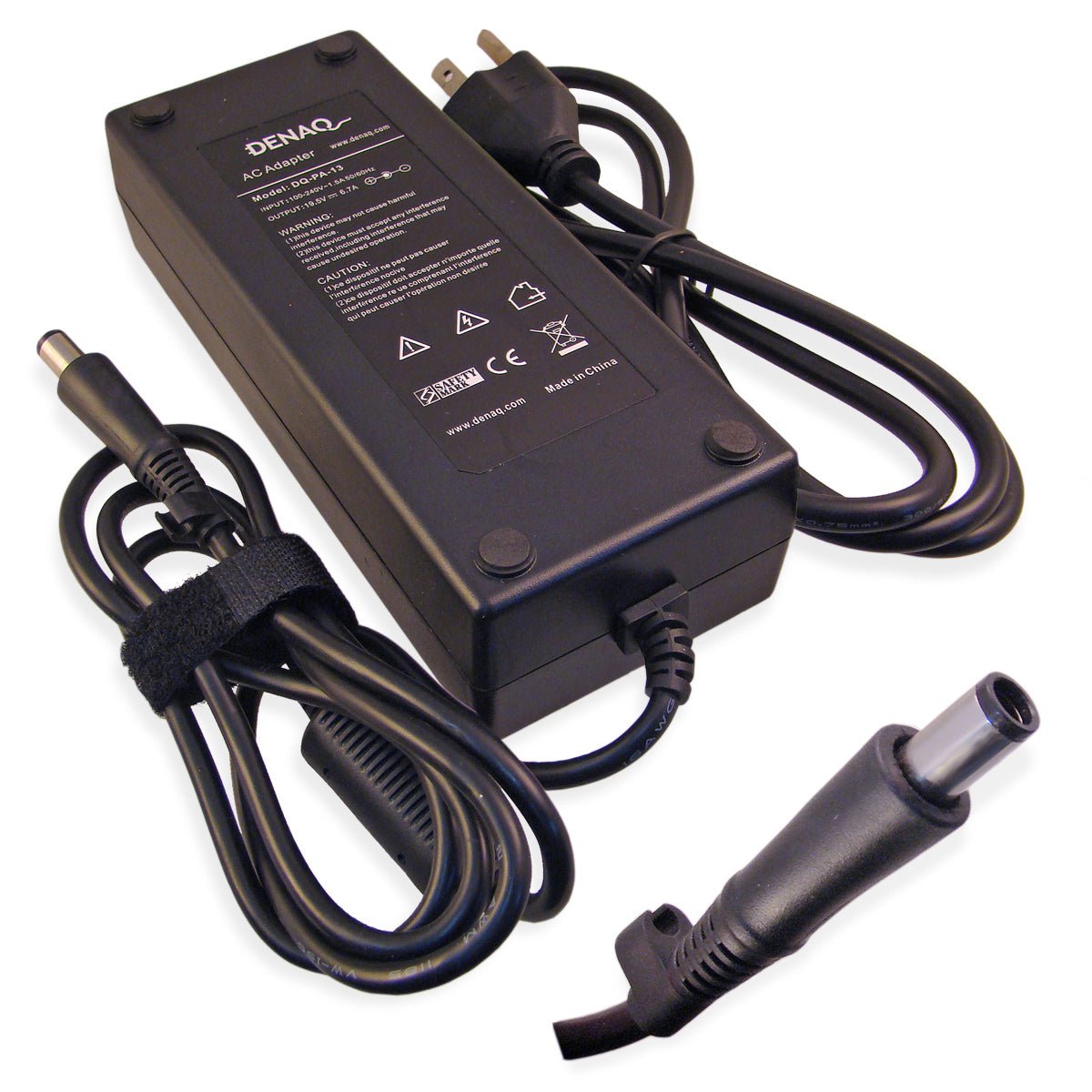DENAQ DQ-PA-13-7450 19.5V 6.7A 7.4mm-5.0mm AC Adapter for DELL Inspiron, Latitude, Precision, Studio, Vostro & XPS Series Laptops