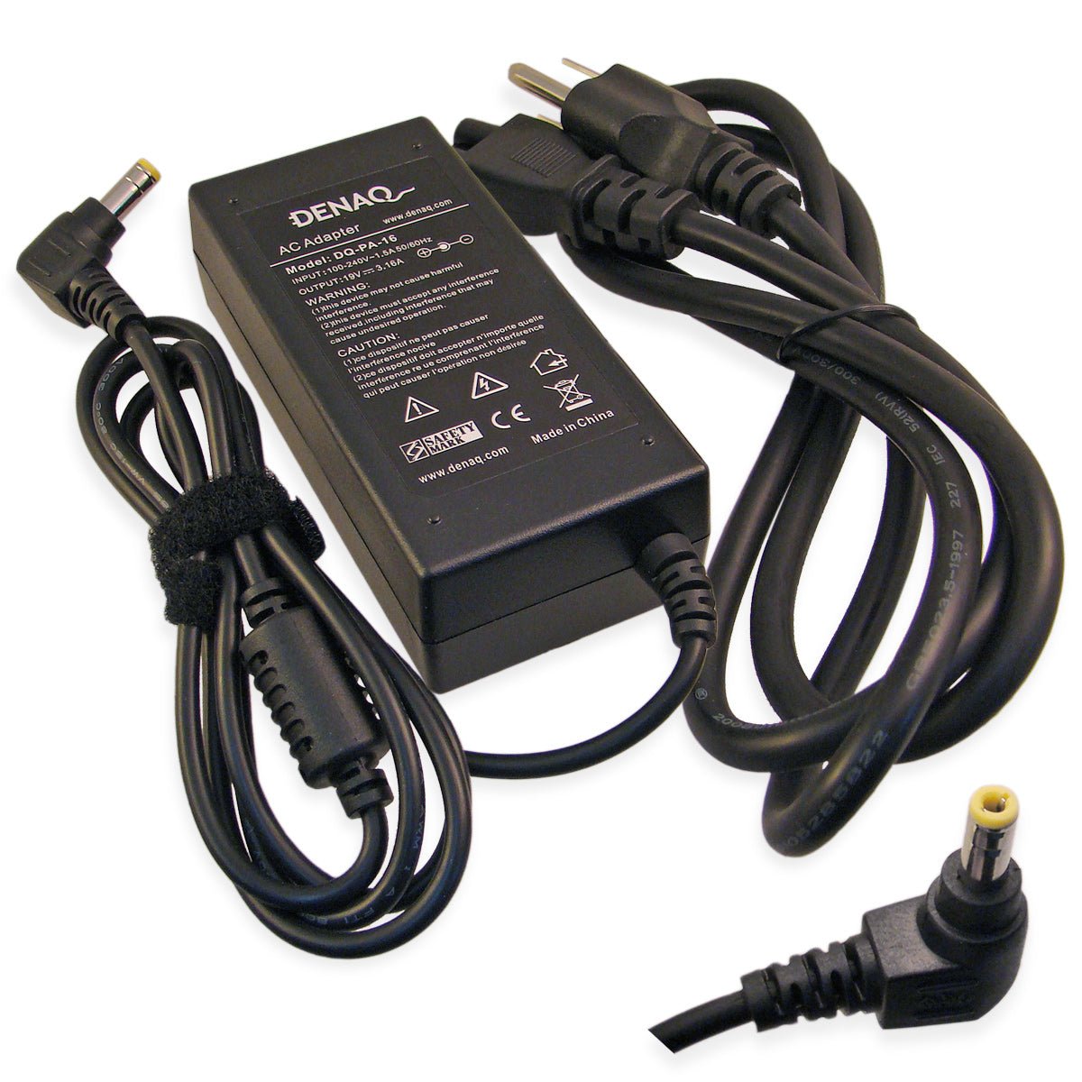 DENAQ DQ-PA-16-5525 19V 3.16A 5.5mm-2.5mm AC Adapter for DELL Inspiron & Latitude Series Laptops