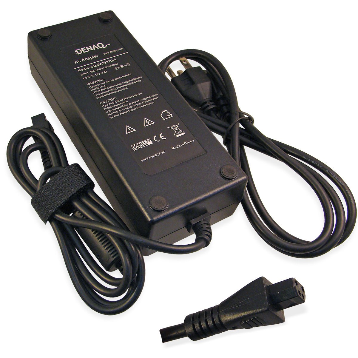 DENAQ DQ-PA3237U-4pin 15V 8A 4-pin AC Adapter for TOSHIBA Satellite & Qosmio Series Laptops