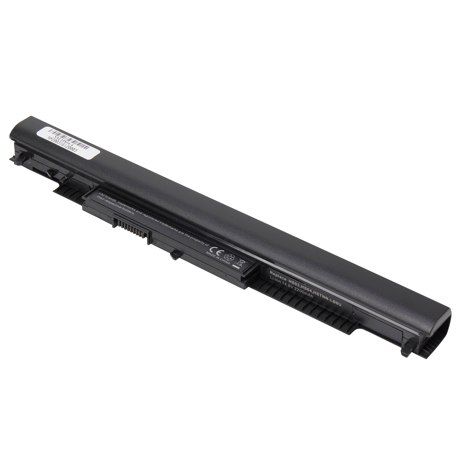 DENAQ NM-HS04 14.6 volt 2200 mAh Lithium Ion battery fits the HP HSTNN-LB6U Laptop