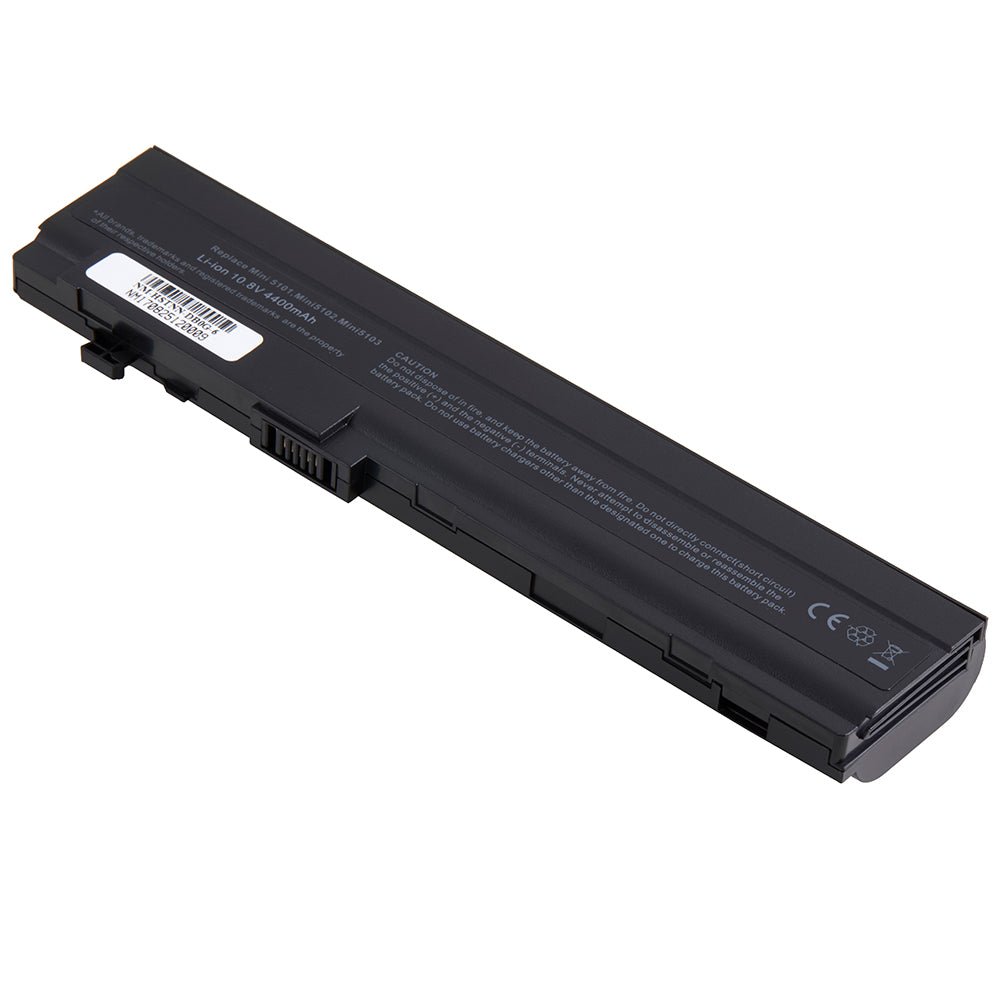 DENAQ NM-HSTNN-DB0G-6 10.8 volt 4400 mAh Lithium Ion battery fits the HP Mini 5101 Laptop
