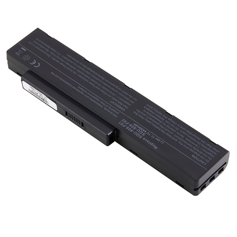 DENAQ NM-SQU-809-F01 11.1 volt 4400 mAh Lithium Ion battery fits the Fujitsu Amilo Li3560 Laptop