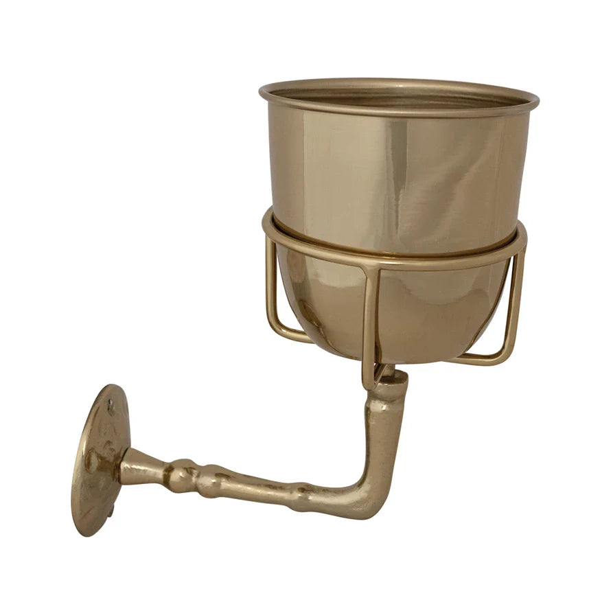 Stainless Steel & Aluminum Wall Bracket & Container