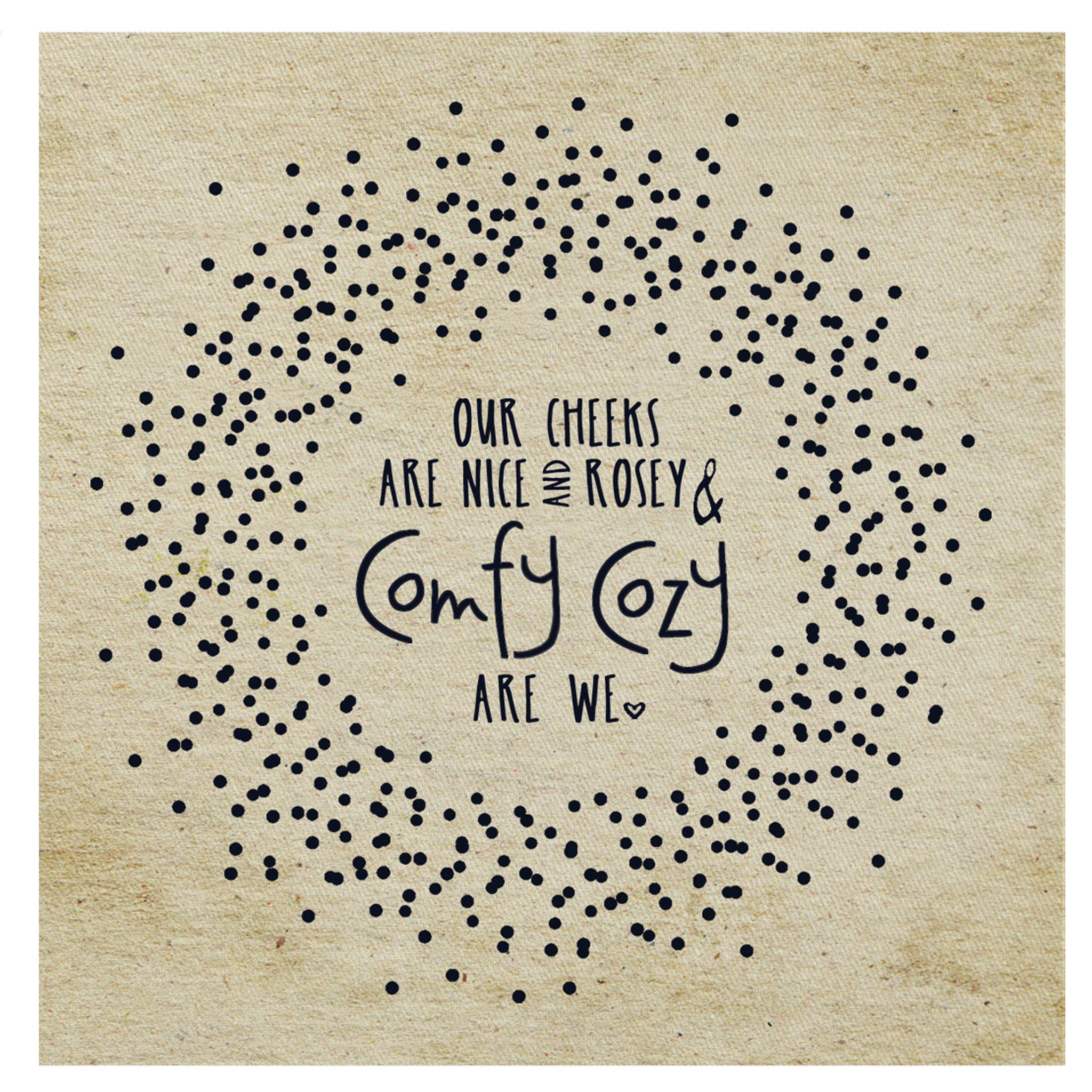 Comfy Cozy Are We Mini Canvas