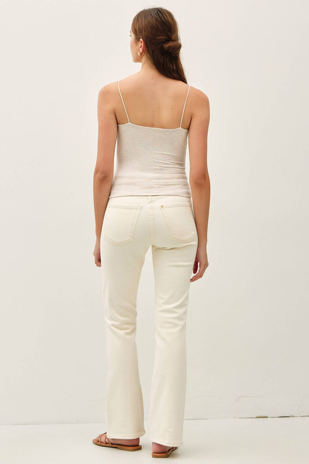 Oatmeal Basic Solid Cami