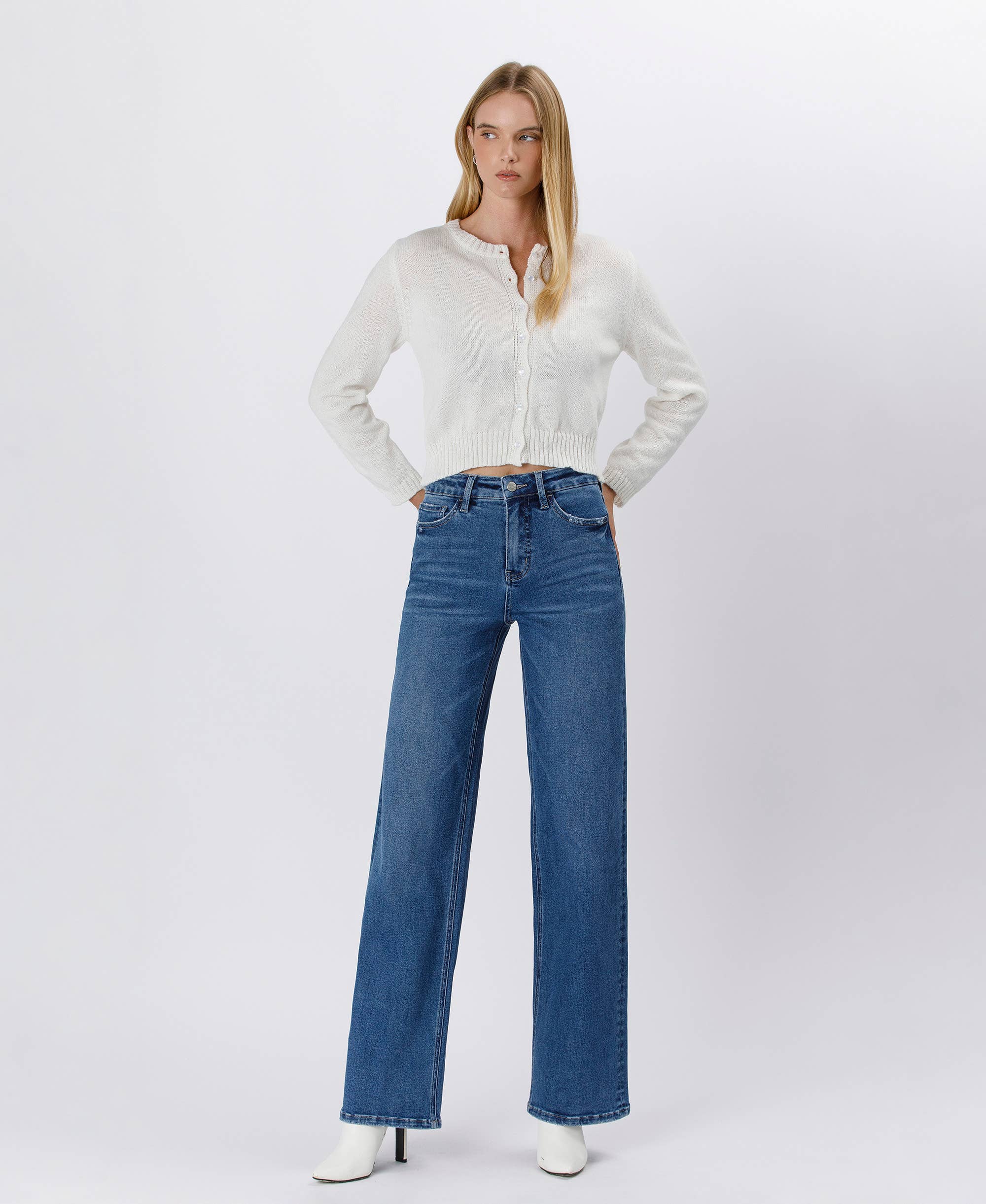 Tummy Control 90's Super High Rise Jeans