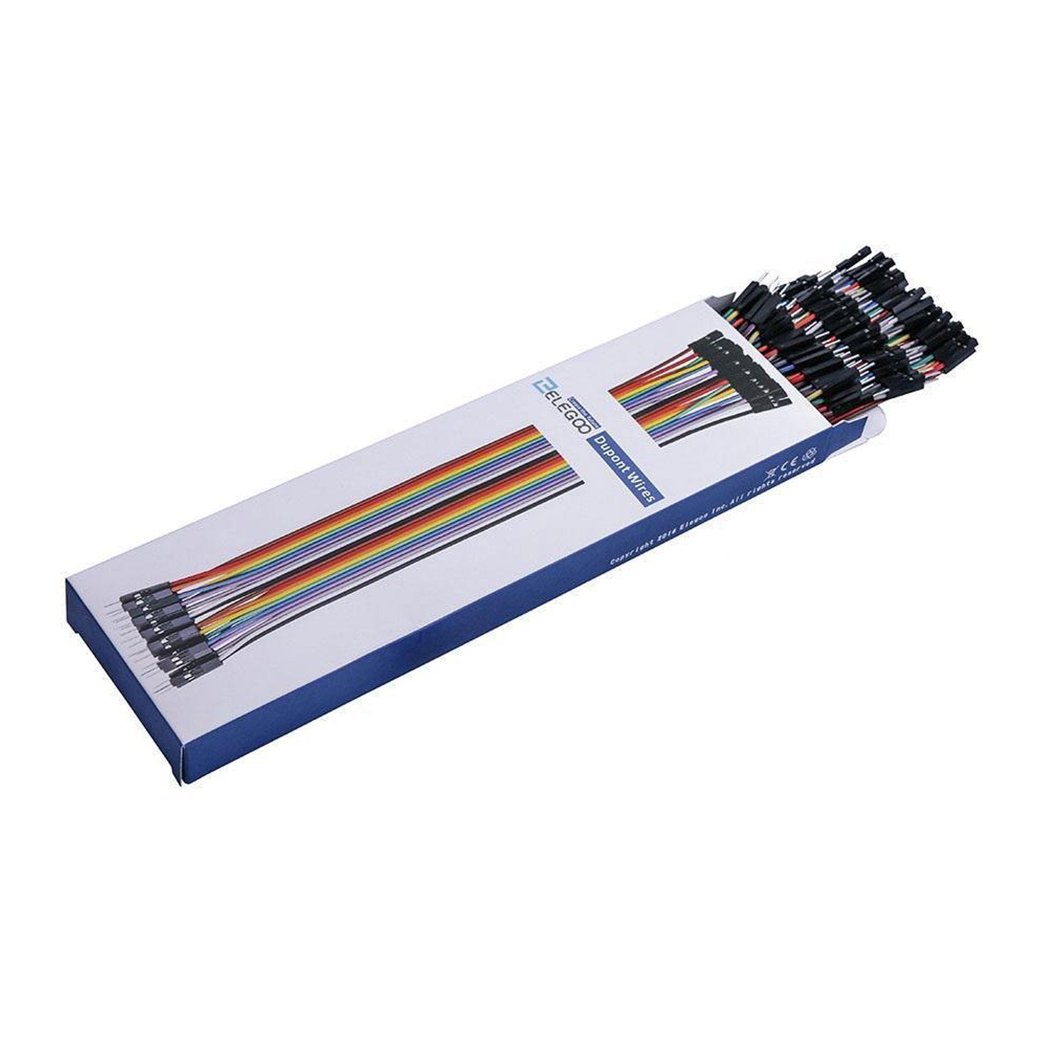 ELEGOO 120-Piece Multicolored Dupont Jumper Wire Kit