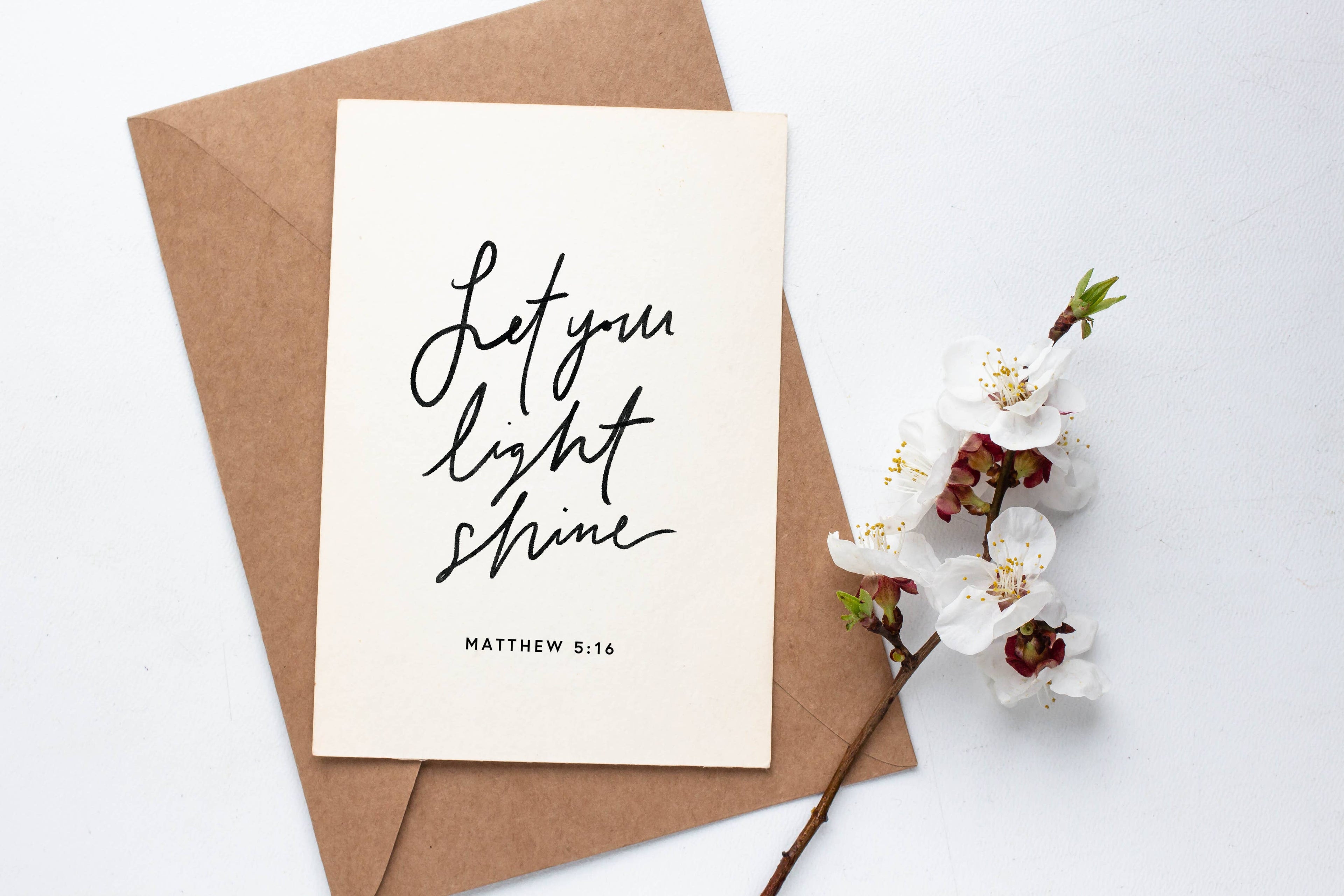 Let Your Light Shine Greeting Card