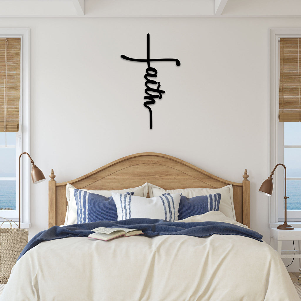 Faith Cross - Metal Wall Art