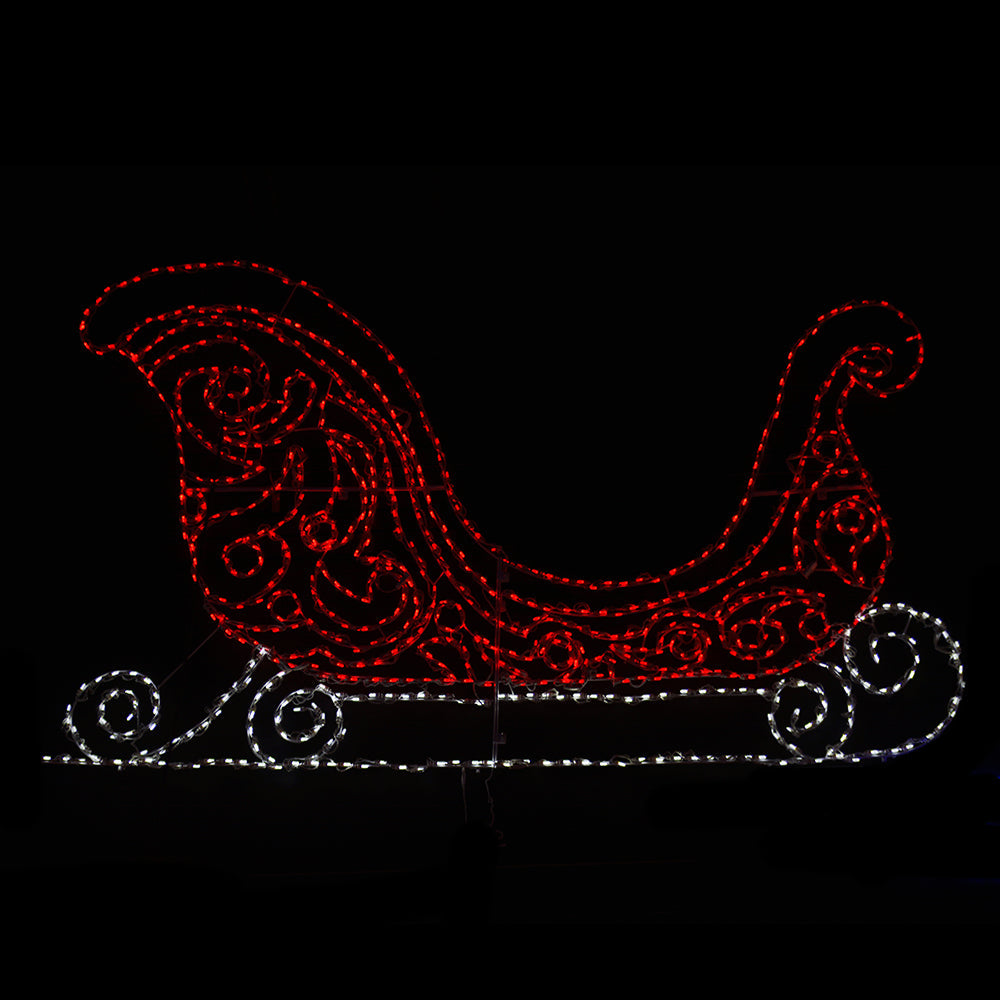 Fancy Sleigh Red/White