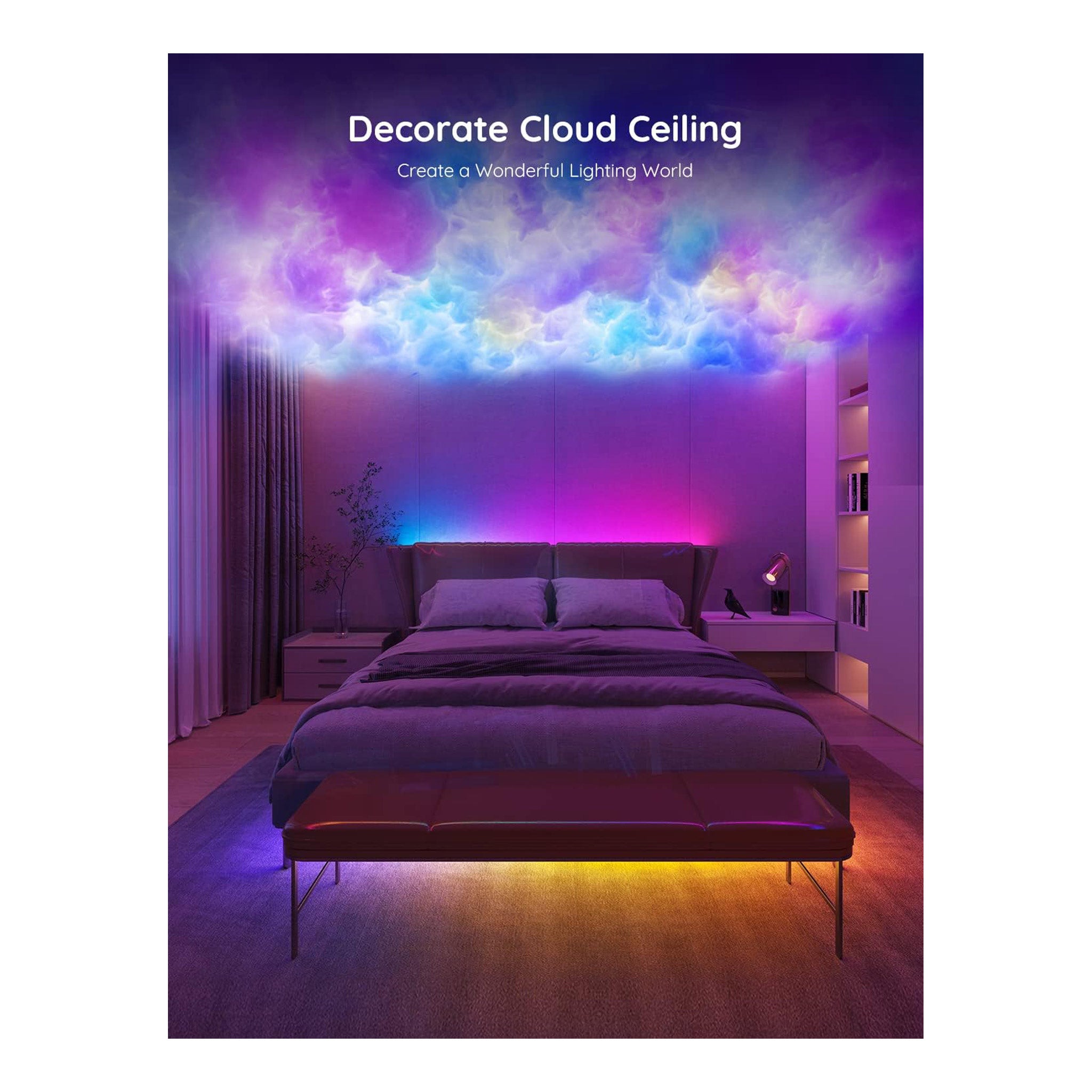 Govee H617A1D1 16.4ft Indoor RGBIC Smart LED Strip Lights