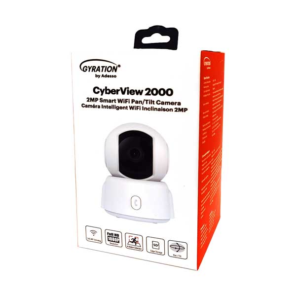 Gyration CyberView 2000 2MP Smart WiFi Pan/Tilt Camera