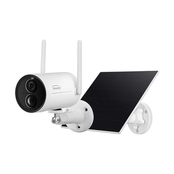 Gyration CyberView 3010 3MP Smart WiFi Bullet Camera with Solar Panel