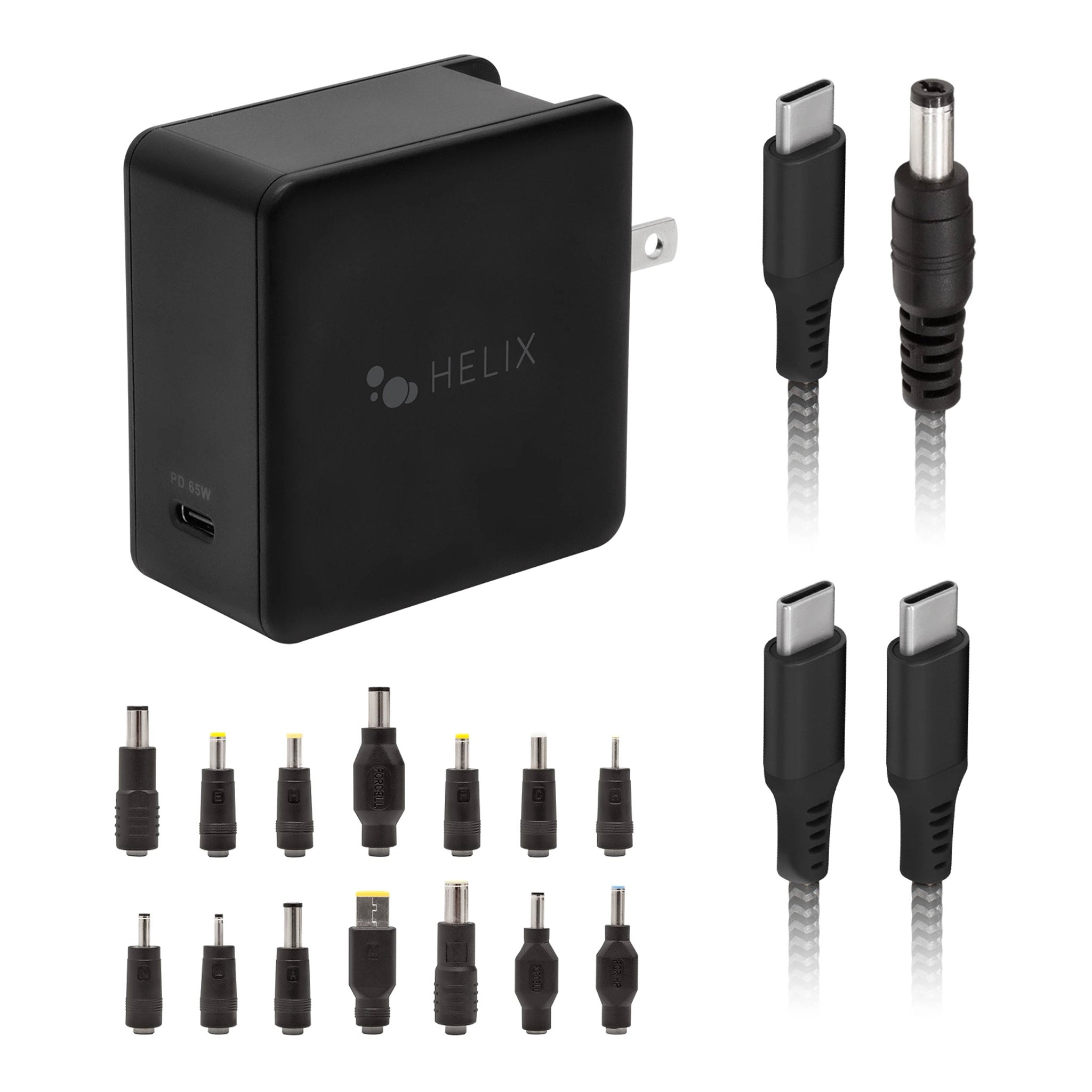 Helix ETHNBC65U ProSeries PowerPlus 65W Universal USB-C Laptop Charger
