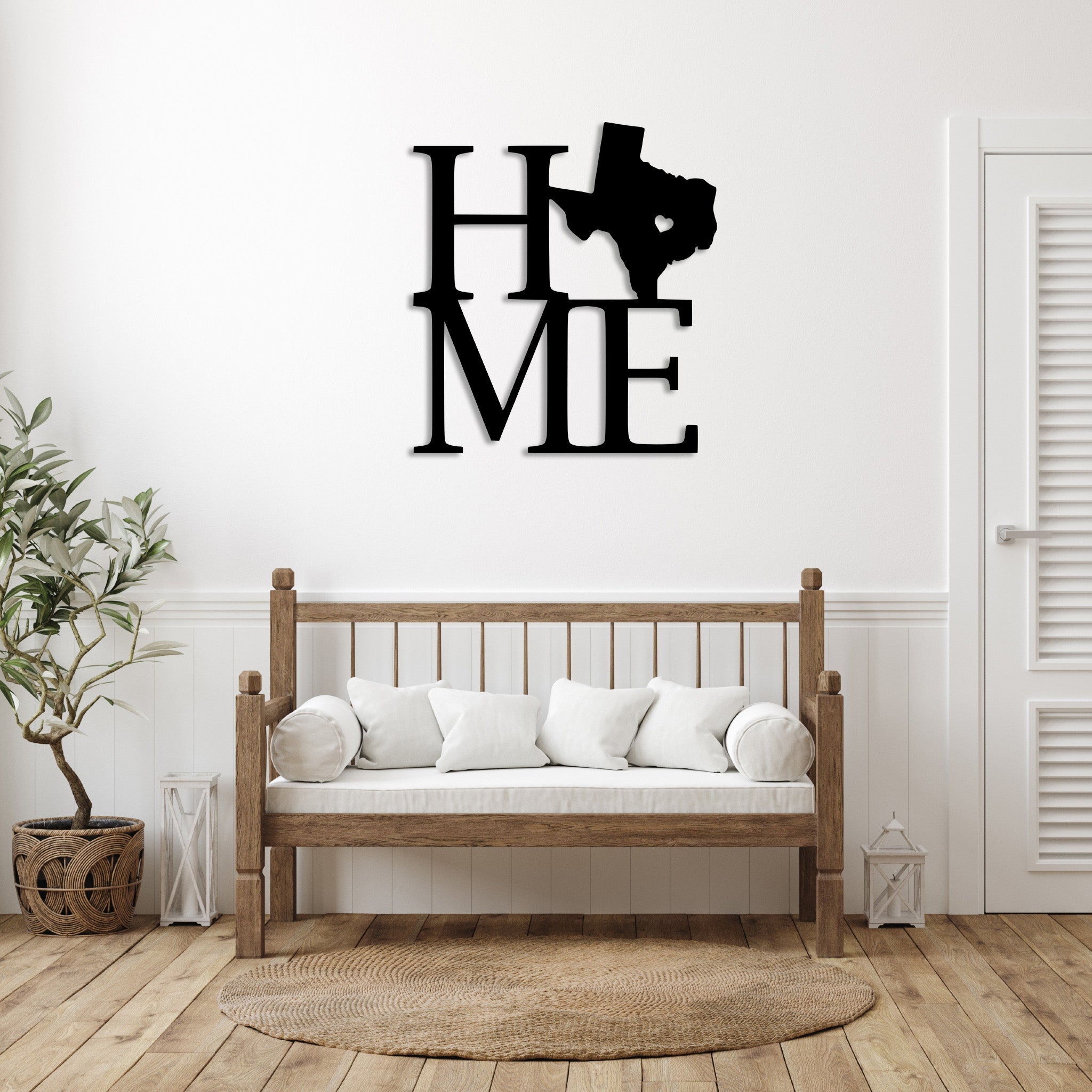 Texas Home - Metal Wall Art
