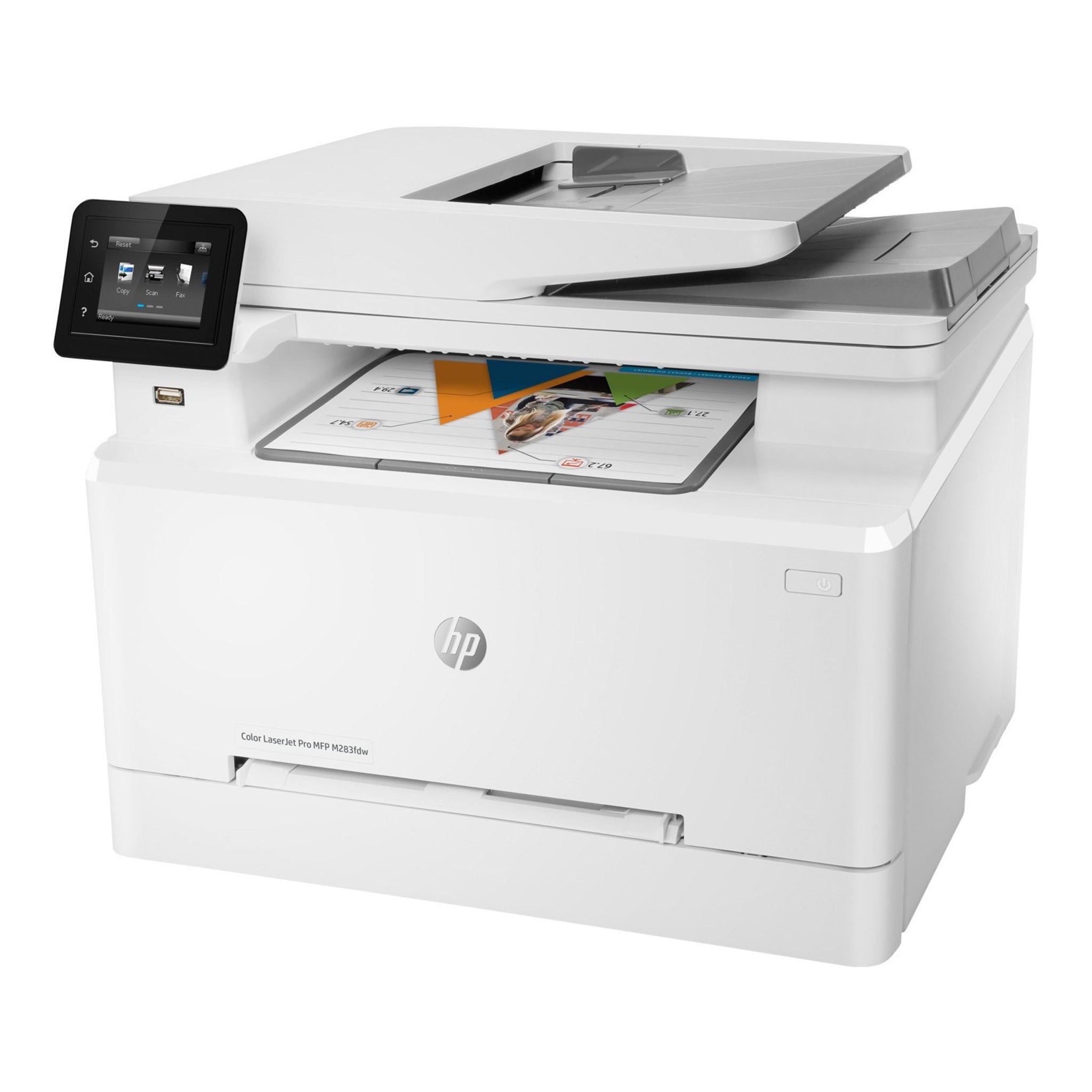 HP LaserJet Pro M283 M283fdw Laser Multifunction Printer-Color-Copier/Fax/Scanner - 7KW75A#BGJ