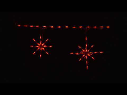 LED Snowflake Linkable Freestyle (RGB).  Controller not included