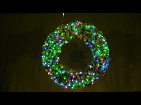 48" Sierra Wreath (RGB) with Controller