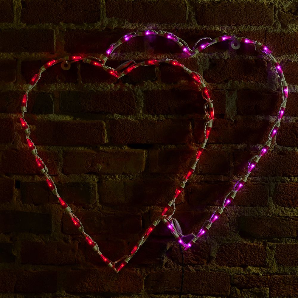 LED Double Heart