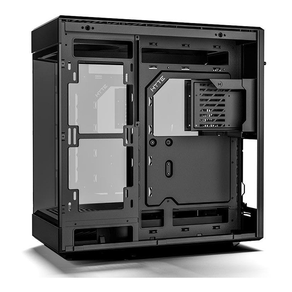 HYTE CS-HYTE-Y60-B Modern Aesthetic Dual Chamber Mid-Tower ATX Computer Gaming Case with PCIE 4.0 Riser Cable Included - Black