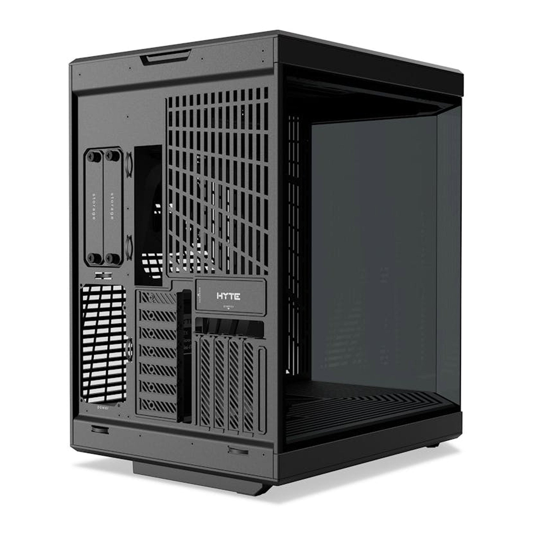HYTE CS-HYTE-Y70-B Y70 Modern Aesthetic Dual Chamber Mid-Tower ATX Computer Gaming Case with PCIE 4.0 Riser Cable Included - Black