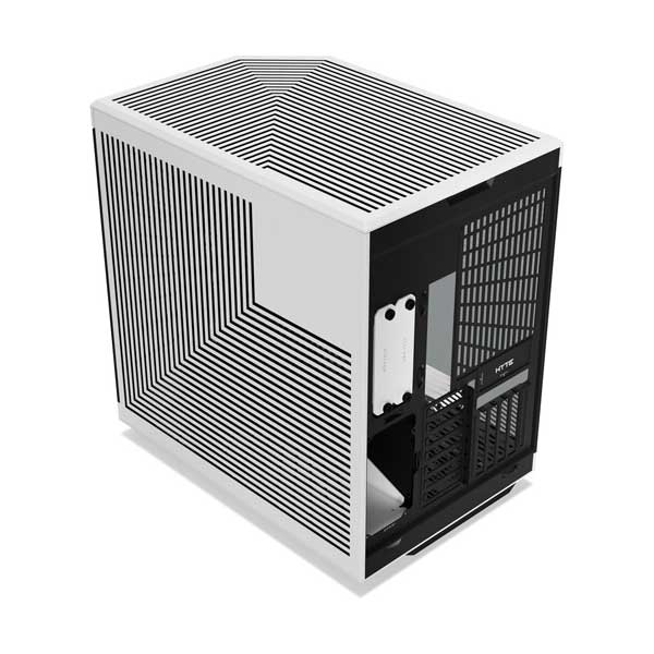 HYTE Dual-Chamber Mid-Tower ATX Computer Case - Black / White (CS-HYTE-Y70-BW)