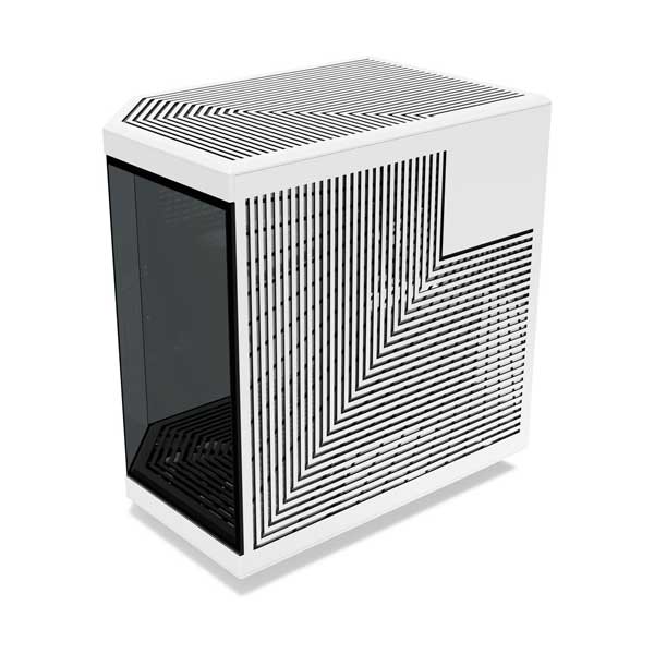 HYTE Dual-Chamber Mid-Tower ATX Computer Case - Black / White (CS-HYTE-Y70-BW)