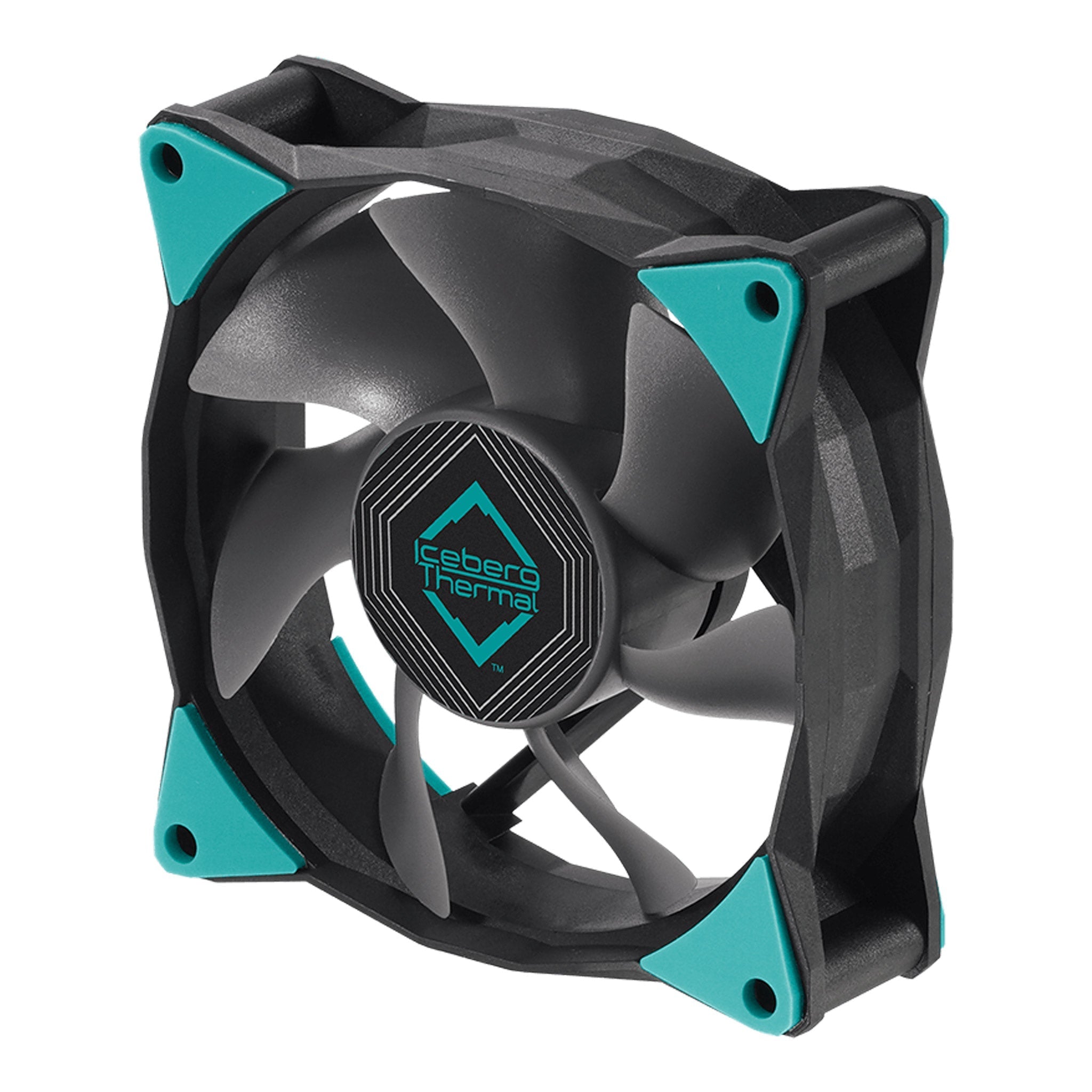 Iceberg Thermal ICEGALE08-C0A 80mm IceGALE Xtra Case Fan - Black