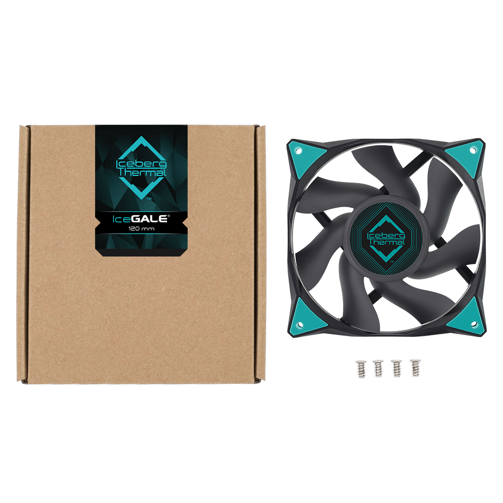Iceberg Thermal ICEGALE12D-C0A 120mm IceGALE Xtra Case Fan